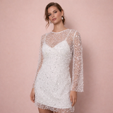 Glitter Mini Dress for Parties and Evening Wear