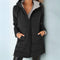 Elegant Puffer Jacket for Women with Hooded Zip Front Drawstring Waist Relaxed Style