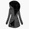 Effortless Quilted Puffer Jacket for Women with Hooded Long Sleeve Faux Fur Lined Longline Winter Style