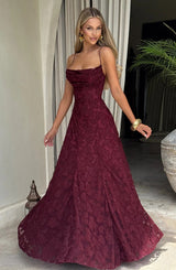 Briar | Women's Floral Sleeveless Maxi Autumn Wedding Guest Dress