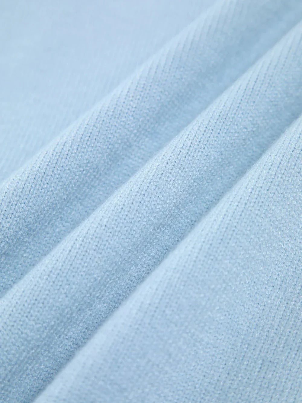 High-Neck Jumper in Soft Core Yarn
