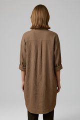 Blouse with Collar and Button Fastening