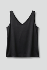 Tank Top with V-Neck and Sleeveless Design